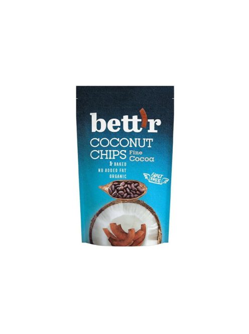 Bett'r Kókuszdió chips kakaóval Bio 70g