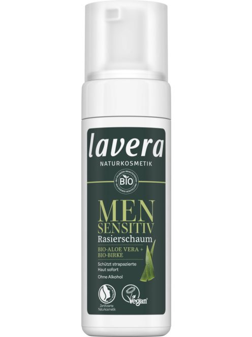 lavera MEN SENSITIV borotválkozó hab VEGÁN 150ml 