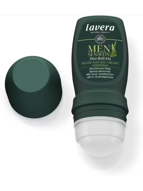 lavera Men Sensitive golyós dezodor, vegán, 2025-ös formula 50 ml