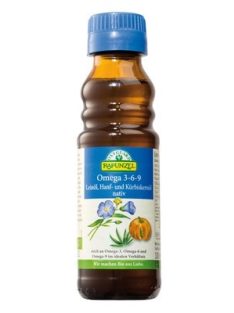   Rapunzel Bio olaj, Omega 3-6-9 olajkeverék (len-kender-tök), natív, oxyguard csomagolásban 100 ml