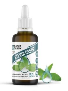   Dr. Natur - Stevia csepp (Édesfű, Jázminpakóca) 50 ml -- készlet erejéig, a termék lejárati ideje: 2025.02.13