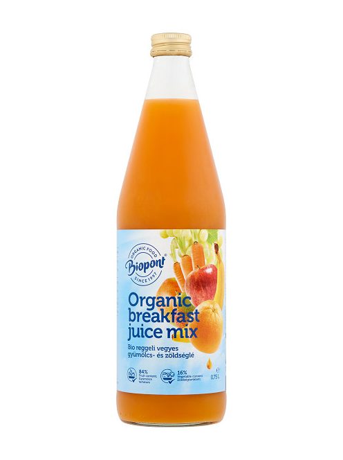 Biopont Bio Reggeli Gyümölcslé Répával 750 ml