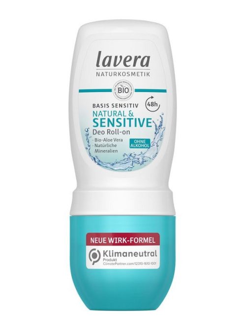 lavera BASIS Sensitive golyós dezodor NATURAL & SENSITIVE VEGÁN 50 ml