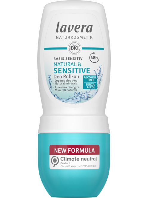 lavera BASIS Sensitive golyós dezodor NATURAL & SENSITIVE VEGÁN 50 ml