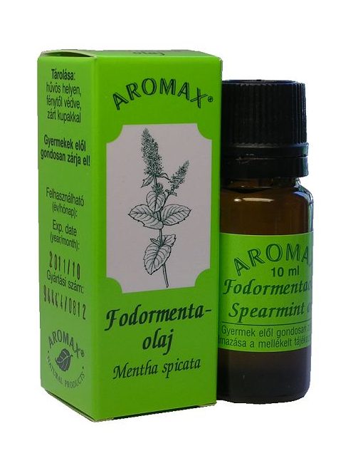 Aromax Illóolaj, Fodormenta illóolaj (Mentha spicata var. crispata /Bentls./ Mansf.) 10 ml