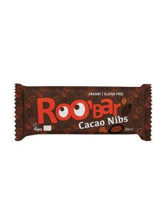 Roobar Raw Bio gyümölcsszelet kakaóbab-mandula 30g 