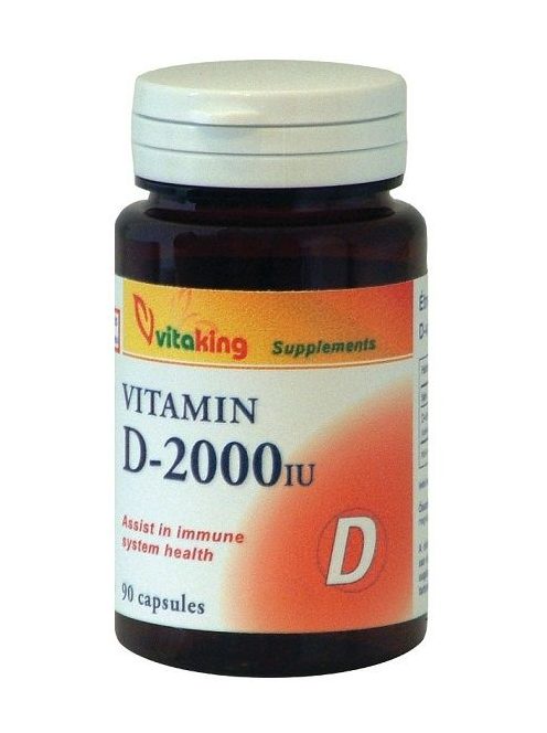 VitaKing Egyéb táplálék kiegszítők D-2000 vitamin kapszula (VK 953) 90 db