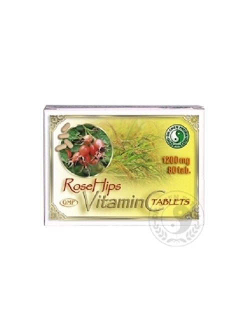 Dr. Chen C-Vitamin 1200mg +Csipkebogyó, nyújtott hatású, 80 db