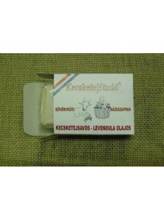   Sövénykúti kecsketejfürdő, Kecsketejsavós - Levendula olajos háziszappan (szárazbőrűeknek) 100 g