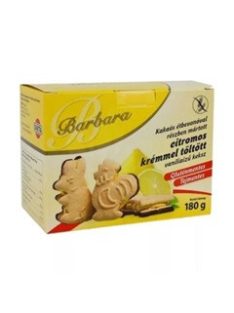   Barbara gluténmentes vaníliás keksz citrom töltelékkel étbevonatos 150 g