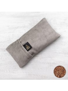   PRANA Lenmag relax szempárna + Nude huzat 22x10 cm - Dark Sand