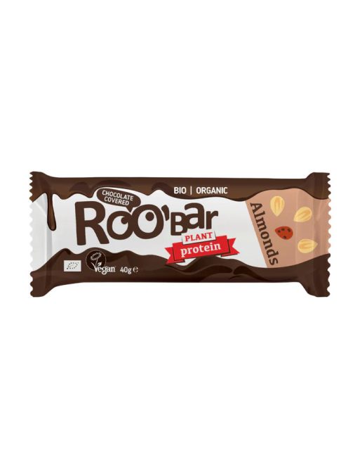 Roobar Bio Csokis Mandulás fehérjeszelet 40g 