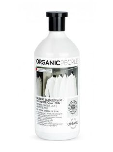   Organic People Öko Mosógél fehér ruhákhoz bio vízililiommal és japán rizzsel 1000 ml