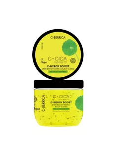   Natura Siberica C-Berrica C + CICA „C-Nergy Boost” Ragyogásfokozó testradír 200ml
