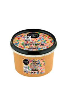   Organic Shop Karácsonyi sütis testradír gyömbérrel és fahéjjal 250ml