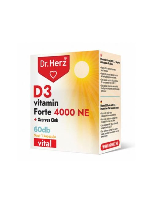 Dr. Herz D3-Vitamin 4000ne Kapszula 60 db
