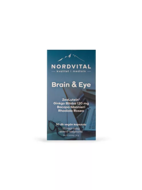 Nordvital Brain and Eye 50db lágyzselatin kapszula 