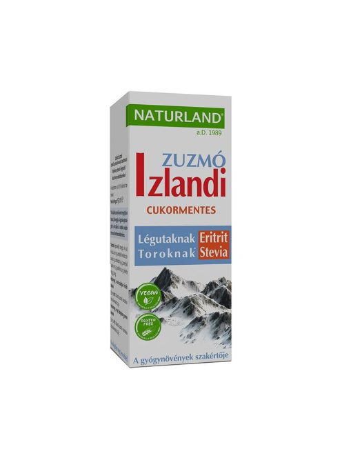 Naturland Izlandi Zuzmó Szirup Cukormentes 150 ml