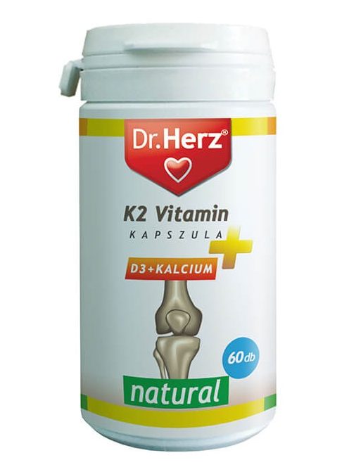 Dr. Herz K2 vitamin + D3 + Kalcium kapszula 60 db