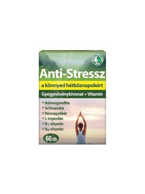 Dr. Chen Anti-Stressz Gyógynövénykivonat + Vitamin Kapszula 60 db