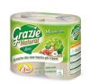 Grazie Natural öko toalett papír, WC papír, Maxi Lux, 4 tekercs, 3 rétegű Grazie Natural öko toalett papír, WC papír, Maxi Lux, 4 tekercs, 3 rétegű